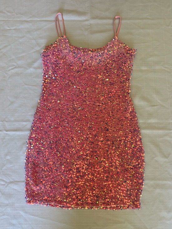 Lucy in the Sky Dresses & Skirts - Lucy in the Sky Iridescent Pink Sequin Mini Dress